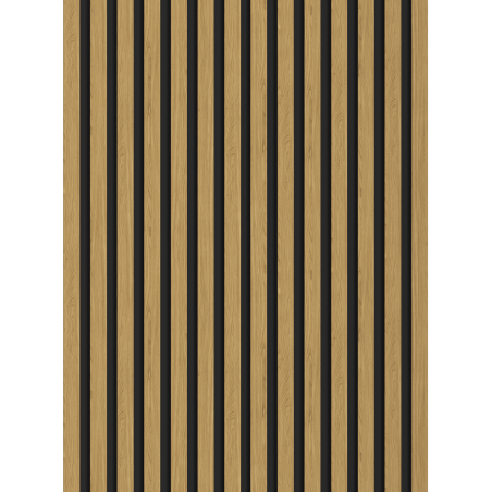 Mexen Lam-B Sample vu Mauerlamellen, HDF-Plack 4 mm, Amber Eech - S100-073-S