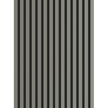 Mexen Lam-F Muster akustische Wandlamellen 275 x 31,5 cm, Filz 6 mm, Grau Matt - S105-052-S