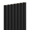 Mexen Lam-F sample of acoustic wall slats, 6 mm felt, Matte Black - S105-053-S