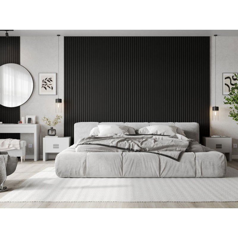 Mexen Lam-F sample of acoustic wall slats, 6 mm felt, Matte Black - S105-053-S