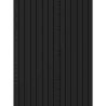 Mexen Lam-F Probe akustischer Wandlamellen 275 x 31,5 cm, Filz 6 mm, Schwarzer Glanz - S105-055-S
