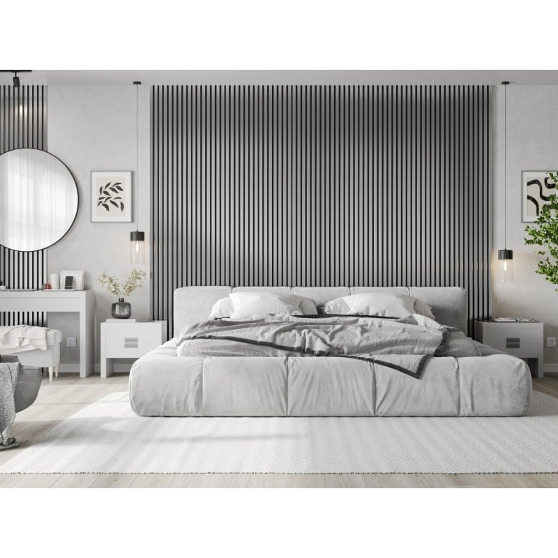 Mexen Lam-F Probe akustischer Wandpaneele 275 x 31,5 cm, Filz 6 mm, Silber - S105-056-S