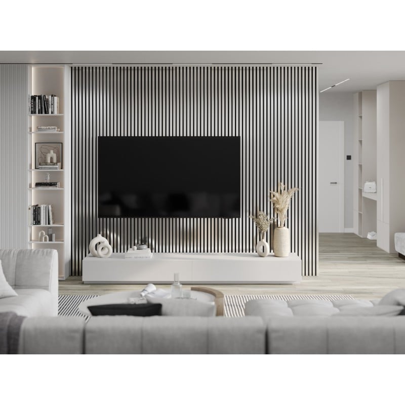 Mexen Lam-F Probe akustischer Wandpaneele 275 x 31,5 cm, Filz 6 mm, Silber - S105-056-S