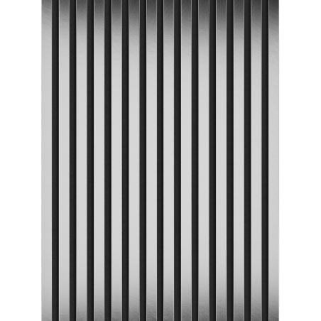 Mexen Lam-F sample of acoustic wall slats, felt 6 mm, Silver - S105-056-S