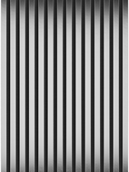 Mexen Lam-F monster lamellen van akoestische wandpanelen, vilt 6 mm, Zilver - S105-056-S