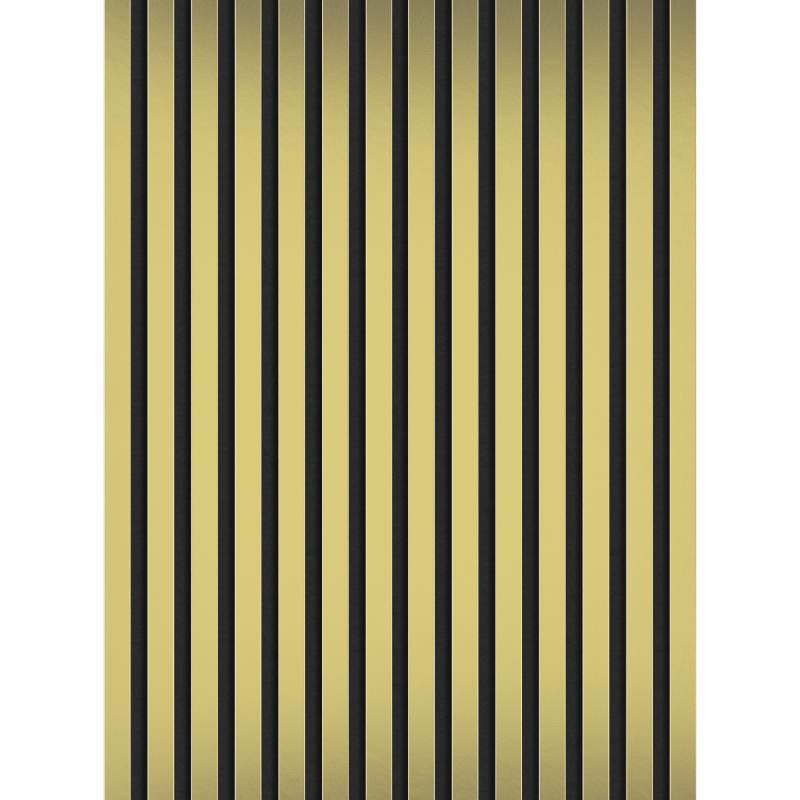 Mexen Lam-F Muster von akustischen Wandlamellen 275 x 31,5 cm, Filz 6 mm, Gold - S105-057-S