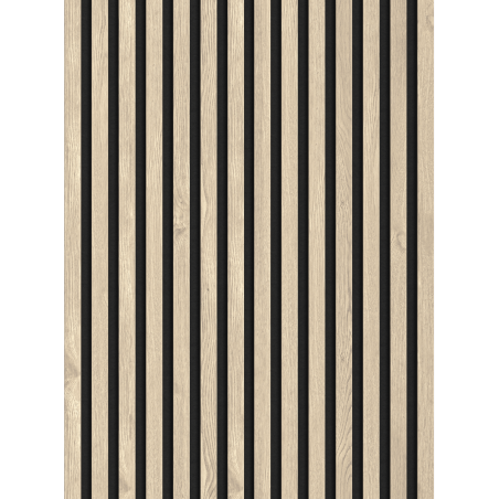 Mexen Lam-F Probe der akustischen Wandlamellen, Filz 6 mm, Eiche Perle - S105-058-S