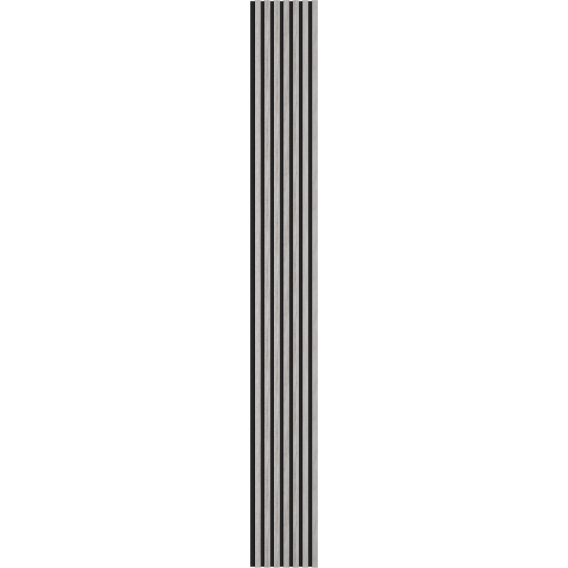 Mexen Lam-F Muster für akustische Wandlamellen 275 x 31,5 cm, Filz 6 mm, Eiche Eisig - S105-061-S