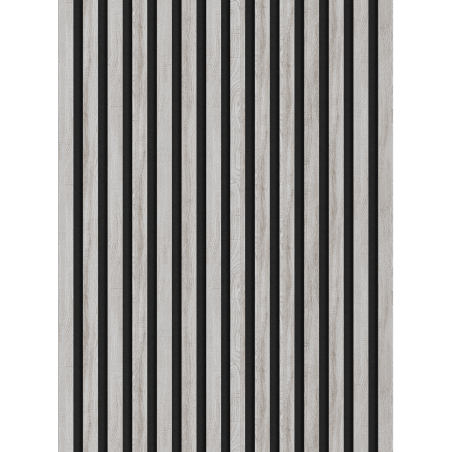 Mexen Lam-F Muster von akustischen Wandlamellen, Filz 6 mm, Eiche Eis - S105-061-S