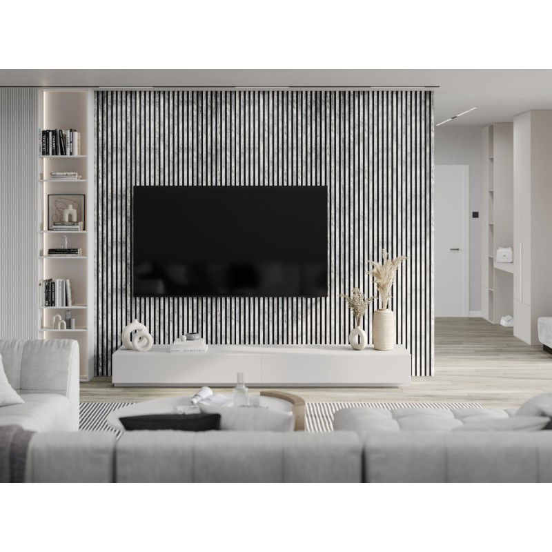 Mexen Lam-F vzorec akustičnih stenskih lamel, filc 6 mm, beljen hrast - S105-064-S