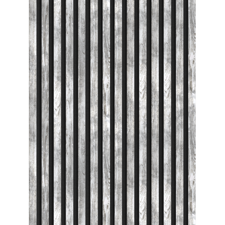 Mexen Lam-F Probe von akustischen Wandlamellen 275 x 31,5 cm, Filz 6 mm, Gebleichte Eiche - S105-064-S