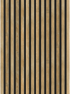 Mexen Lam-F sample of acoustic wall slats, 6 mm felt, Honey Oak - S105-066-S