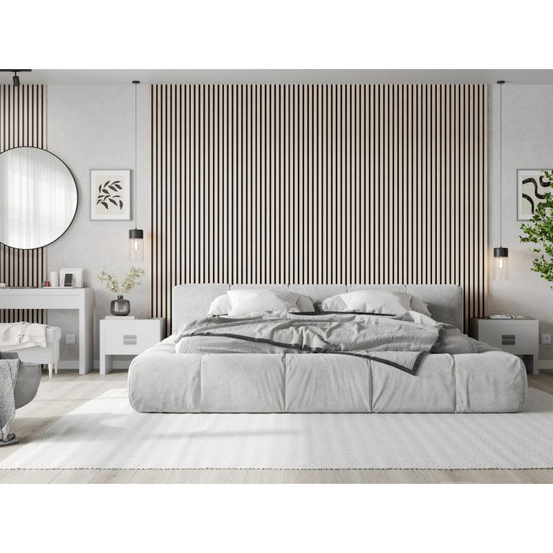 Mexen Lam-F sample of acoustic wall slats, felt 6 mm, Polar Oak - S105-067-S