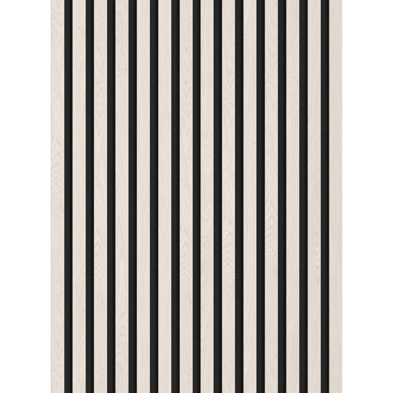 Mexen Lam-F δείγμα ακουστικών τοίχων με λάμες, τσόχα 6 mm, Βελανιδιά Πολική