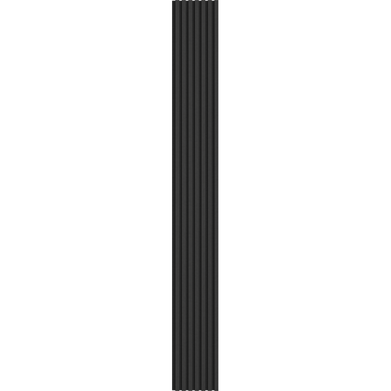 Mexen Lam-F Probe der akustischen Wandlamellen 275 x 31,5 cm, Filz 6 mm, schwarzes Leinen - S105-069-S