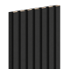 Mexen Lam-F Probe der akustischen Wandlamellen 275 x 31,5 cm, Filz 6 mm, schwarzes Leinen - S105-069-S