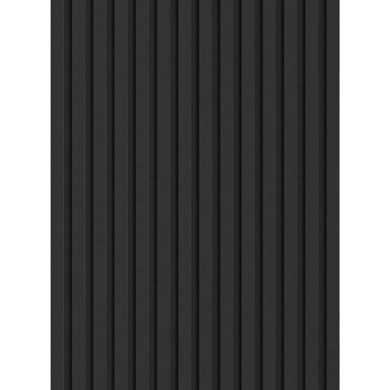 Mexen Lam-F sample of acoustic wall slats, felt 6 mm, Black Linen - S105-069-S