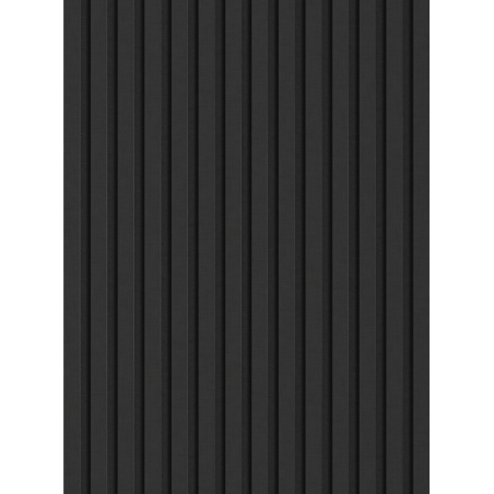 Mexen Lam-F sample of acoustic wall slats, felt 6 mm, Black Linen - S105-069-S