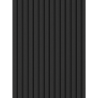 Mexen Lam-F sample of acoustic wall slats, felt 6 mm, Black Linen - S105-069-S