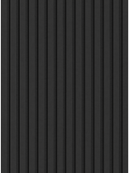 Mexen Lam-F sample of acoustic wall slats, felt 6 mm, Black Linen - S105-069-S
