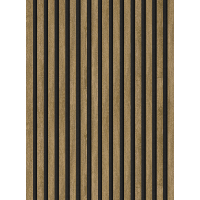 Mexen Lam-F Muster von akustischen Wandlamellen, Filz 6 mm, Klassische Eiche - S105-072-S