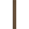 Mexen Lam-F sample of acoustic wall slats, 6 mm felt, Mocca Oak - S105-074-S