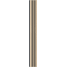 Mexen Lam-F Muster akustischer Wandlamellen 275 x 30 cm, Filz 8 mm, technisches Furnier, Sand-Eiche - S105-001-S