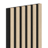 Mexen Lam-F Muster akustischer Wandlamellen 275 x 30 cm, Filz 8 mm, technisches Furnier, Sand-Eiche - S105-001-S