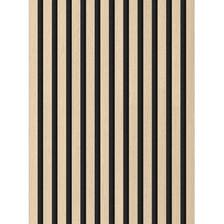 Mexen Lam-F Muster akustischer Wandlamellen 275 x 30 cm, Filz 8 mm, technisches Furnier, Sand-Eiche - S105-001-S