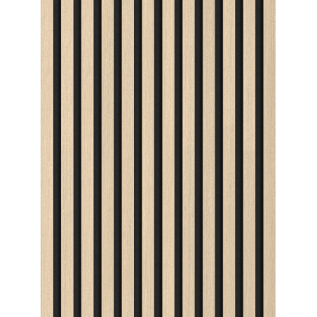 Mexen Lam-F sample of acoustic wall slats, 8 mm felt, technical veneer, Sandy Oak - S105-001-S