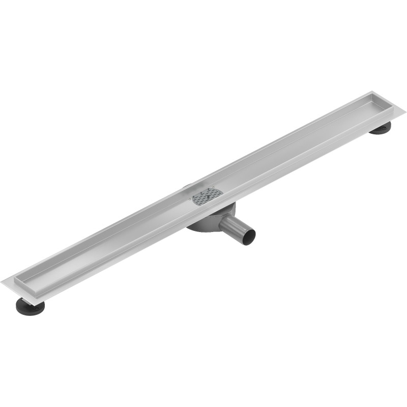 Mexen Flat 360° rotirajuće kućište za linijski odvod 100 cm, inox - 1040100