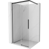 Mexen Rox dušisein Walk-in 120 x 200 cm, läbipaistev 8 mm, must - 8C2-120-003-70-00
