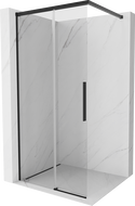 Mexen Rox tuš stijena Walk-in 120 x 200 cm, prozirna 8 mm, crna - 8C2-120-003-70-00