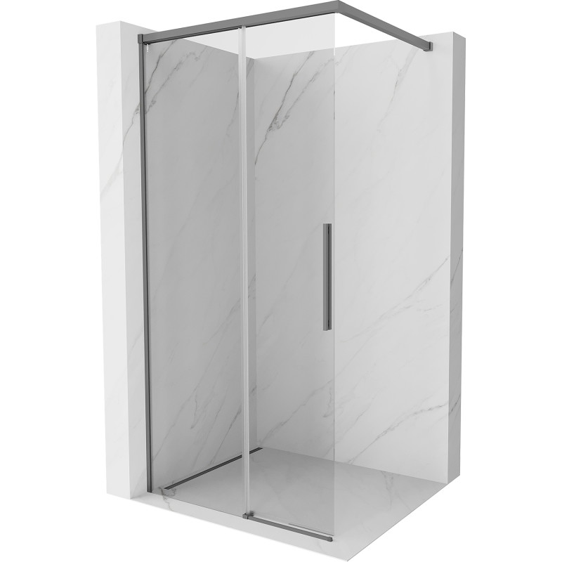 Mexen Rox paroi de douche Walk-in 95 x 200 cm, transparent 8 mm, métal canon - 8C2-095-003-95-00