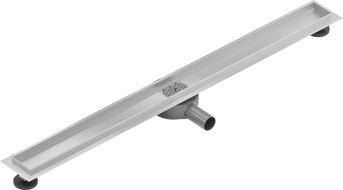 Mexen Flat 360° pagrieziena lineārās noteces korpuss 90 cm, inox - 1040090