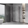 Mexen Mist Duo klizni tuš kabina 120 x 105 cm, prozirna, krom - 8A4-120-105-01-00