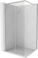 Mexen Rox Zidna tuš stijena Walk-in 115 x 200 cm, prozirna 8 mm, brušeni nikal - 8C2-115-003-97-00