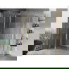 Mexen Mist Duo Duschkabine schwenkbar 85 x 80 cm, transparent, gold - 8A4-085-080-50-00