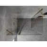 Mexen Mist Duo pöördukseline dušinurk 110 x 85 cm, läbipaistev, kuldne - 8A4-110-085-50-00