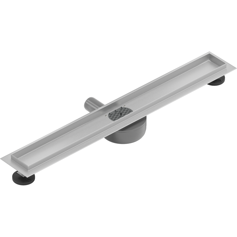 Mexen Flat 360° draaibare lineaire afvoerkast 70 cm, inox - 1040070