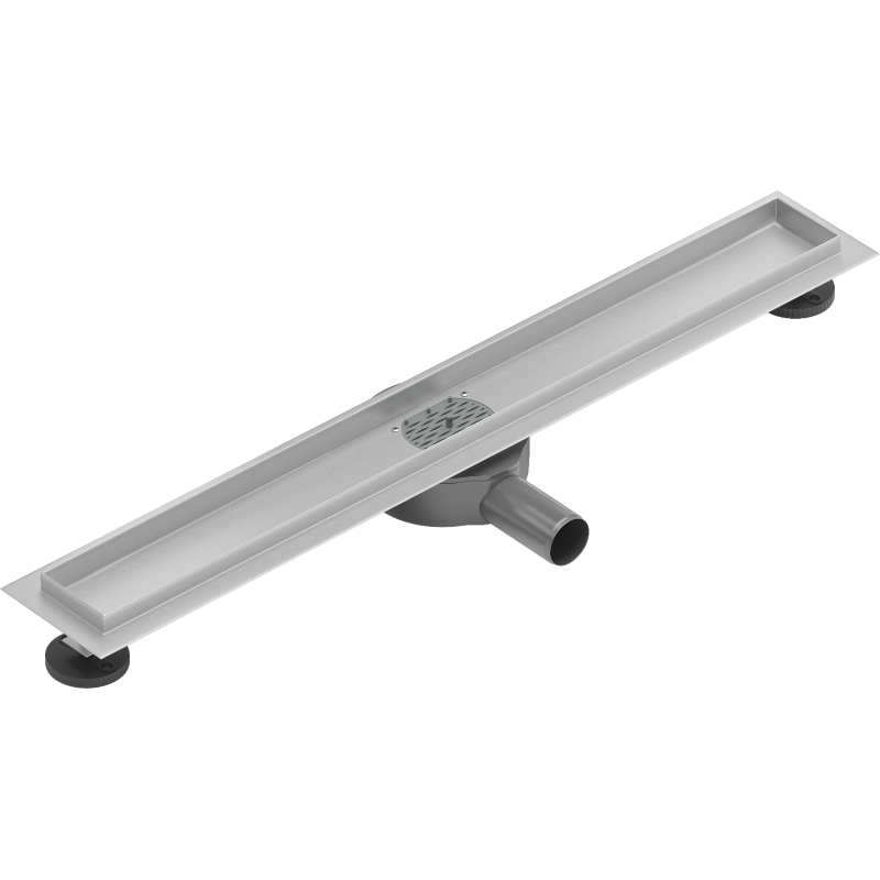 Mexen Flat 360° Korpus für linienförmigen Ablauf, drehbar 60 cm, Inox - 1040060