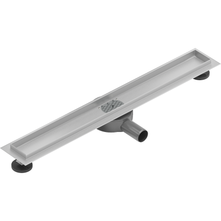 Mexen Flat 360° Swivel Linear Drain Body 60 cm, Inox - 1040060