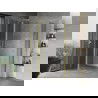 Mexen Mist Duo Duschkabine klappbar 90 x 85 cm, transparent, gebürstetes Gold - 8A4-090-085-55-00