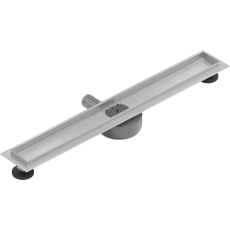 Mexen Flat 360° roterande kropp för linjär golvbrunn 50 cm, inox - 1040050