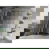 Mexen Mist Duo opklappbar Duschkabinn 90 x 90 cm, transparent, gebastelt Gold - 8A4-090-090-55-00