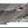 Mexen Mist Duo Duschkabine schwenkbar 80 x 70 cm, transparent, gebürstetes Kupfer - 8A4-080-070-65-00