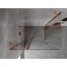 Mexen Mist Duo Duschkabine schwenkbar 120 x 80 cm, transparent, gebürstetes Kupfer - 8A4-120-080-65-00