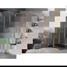 Mexen Mist Duo Duschkabine Drehbar 95 x 85 cm, transparent, gebürstetes Kupfer - 8A4-095-085-65-00