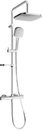 Mexen KX33 yttre duschset med regndusch och termostatblandare, krom - 771503391-00