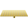 Mexen Slim chuveiro 25 x 25 cm, dourado - 79125-50